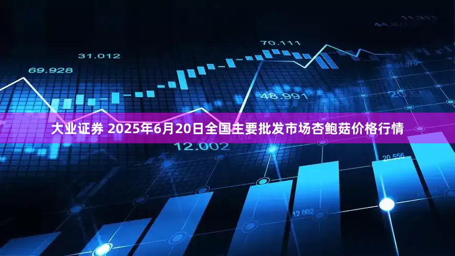 大业证券 2025年6月20日全国主要批发市场杏鲍菇价格行情